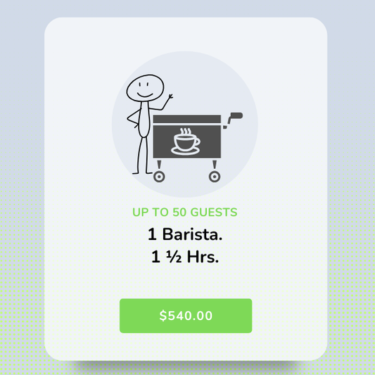 Coffee Cart up to 50 Guests